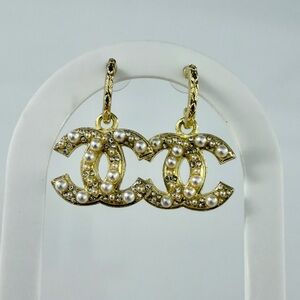 Letters on A Hoop Earrings